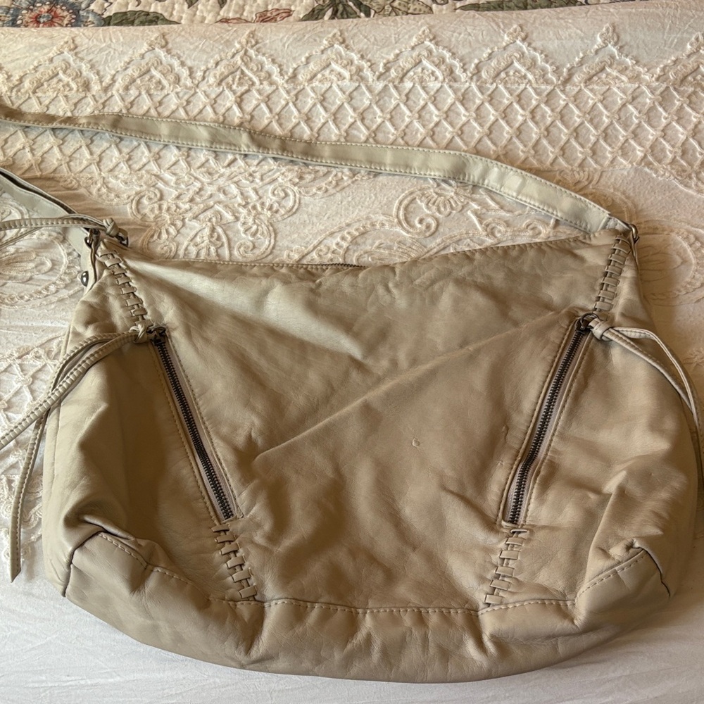 Mossimo Supply Co. Beige Hobo Bag